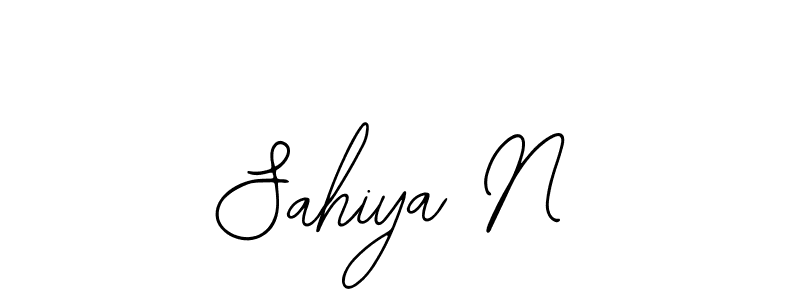 Make a beautiful signature design for name Sahiya N. With this signature (Bearetta-2O07w) style, you can create a handwritten signature for free. Sahiya N signature style 12 images and pictures png