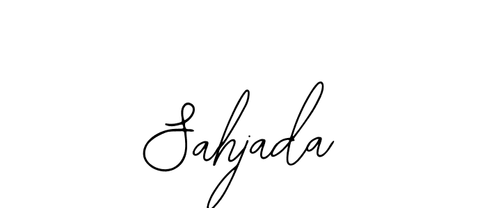 How to make Sahjada signature? Bearetta-2O07w is a professional autograph style. Create handwritten signature for Sahjada name. Sahjada signature style 12 images and pictures png