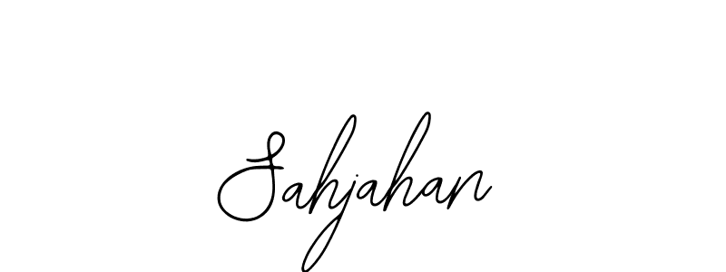 You should practise on your own different ways (Bearetta-2O07w) to write your name (Sahjahan) in signature. don't let someone else do it for you. Sahjahan signature style 12 images and pictures png