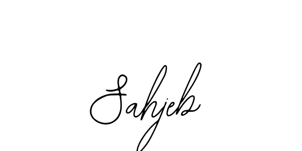 Similarly Bearetta-2O07w is the best handwritten signature design. Signature creator online .You can use it as an online autograph creator for name Sahjeb. Sahjeb signature style 12 images and pictures png