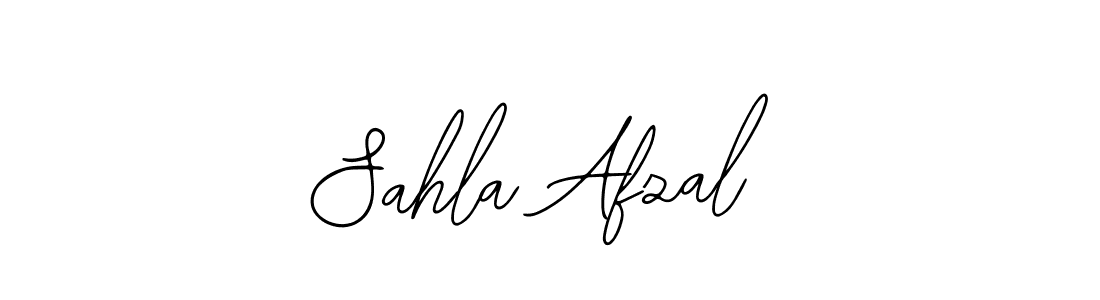 Also You can easily find your signature by using the search form. We will create Sahla Afzal name handwritten signature images for you free of cost using Bearetta-2O07w sign style. Sahla Afzal signature style 12 images and pictures png