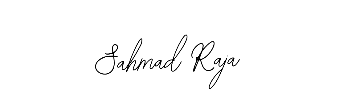 Use a signature maker to create a handwritten signature online. With this signature software, you can design (Bearetta-2O07w) your own signature for name Sahmad Raja. Sahmad Raja signature style 12 images and pictures png