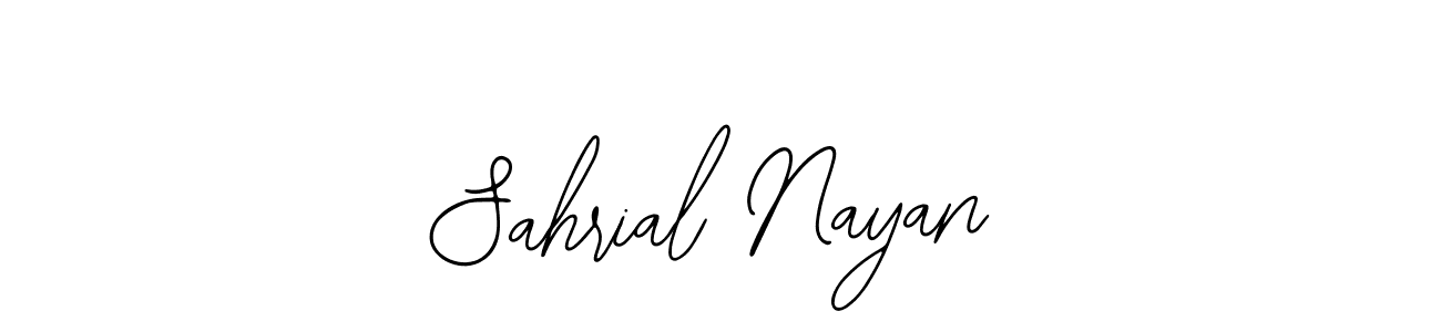 Also we have Sahrial Nayan name is the best signature style. Create professional handwritten signature collection using Bearetta-2O07w autograph style. Sahrial Nayan signature style 12 images and pictures png