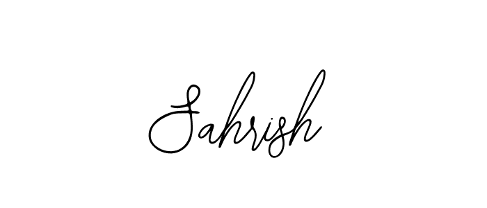 Create a beautiful signature design for name Sahrish. With this signature (Bearetta-2O07w) fonts, you can make a handwritten signature for free. Sahrish signature style 12 images and pictures png