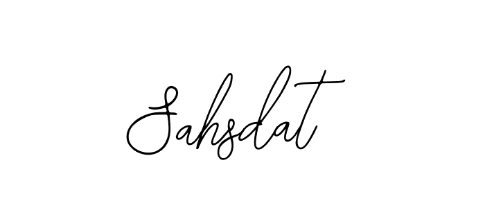 Make a beautiful signature design for name Sahsdat. Use this online signature maker to create a handwritten signature for free. Sahsdat signature style 12 images and pictures png