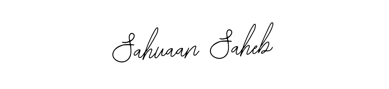 Make a beautiful signature design for name Sahuaan Saheb. With this signature (Bearetta-2O07w) style, you can create a handwritten signature for free. Sahuaan Saheb signature style 12 images and pictures png