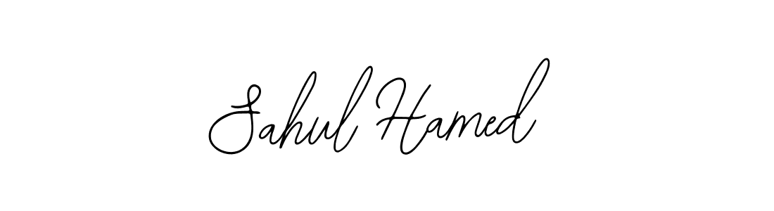 The best way (Bearetta-2O07w) to make a short signature is to pick only two or three words in your name. The name Sahul Hamed include a total of six letters. For converting this name. Sahul Hamed signature style 12 images and pictures png