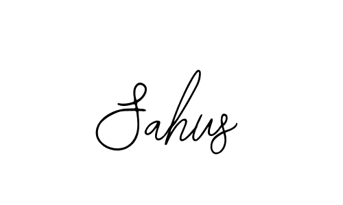 if you are searching for the best signature style for your name Sahus. so please give up your signature search. here we have designed multiple signature styles  using Bearetta-2O07w. Sahus signature style 12 images and pictures png