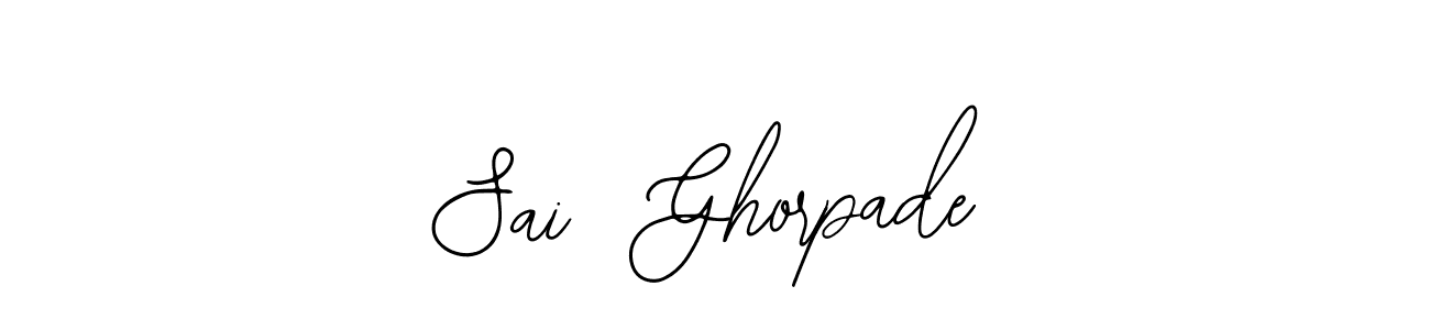 You can use this online signature creator to create a handwritten signature for the name Sai  Ghorpade. This is the best online autograph maker. Sai  Ghorpade signature style 12 images and pictures png