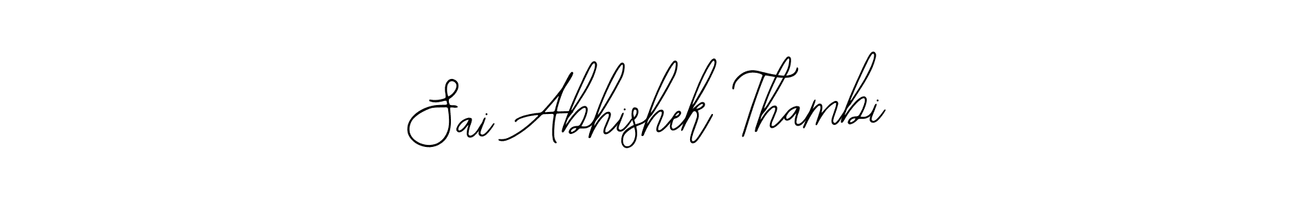 How to Draw Sai Abhishek Thambi signature style? Bearetta-2O07w is a latest design signature styles for name Sai Abhishek Thambi. Sai Abhishek Thambi signature style 12 images and pictures png