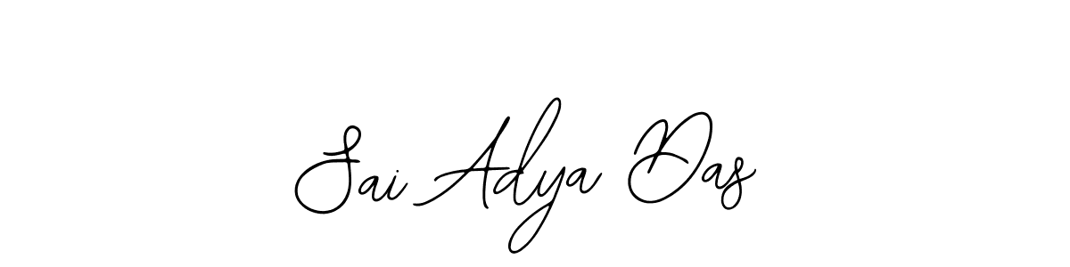 Create a beautiful signature design for name Sai Adya Das. With this signature (Bearetta-2O07w) fonts, you can make a handwritten signature for free. Sai Adya Das signature style 12 images and pictures png