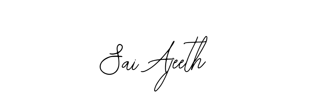 How to make Sai Ajeeth signature? Bearetta-2O07w is a professional autograph style. Create handwritten signature for Sai Ajeeth name. Sai Ajeeth signature style 12 images and pictures png