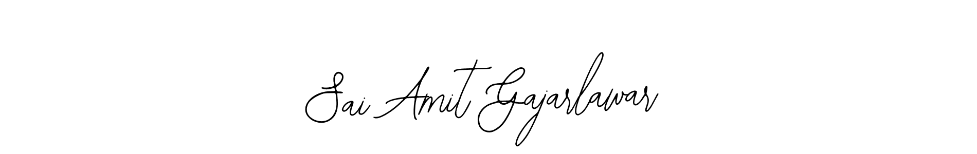 Create a beautiful signature design for name Sai Amit Gajarlawar. With this signature (Bearetta-2O07w) fonts, you can make a handwritten signature for free. Sai Amit Gajarlawar signature style 12 images and pictures png