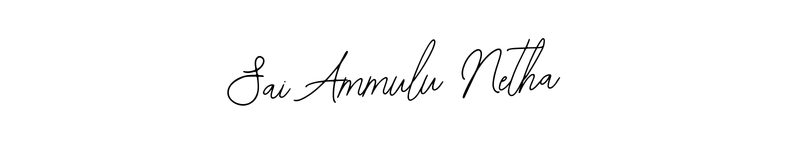 How to make Sai Ammulu Netha signature? Bearetta-2O07w is a professional autograph style. Create handwritten signature for Sai Ammulu Netha name. Sai Ammulu Netha signature style 12 images and pictures png