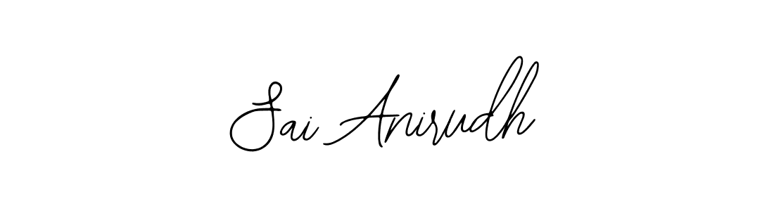 Make a beautiful signature design for name Sai Anirudh. With this signature (Bearetta-2O07w) style, you can create a handwritten signature for free. Sai Anirudh signature style 12 images and pictures png