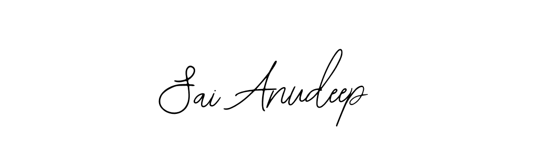 Also we have Sai Anudeep name is the best signature style. Create professional handwritten signature collection using Bearetta-2O07w autograph style. Sai Anudeep signature style 12 images and pictures png