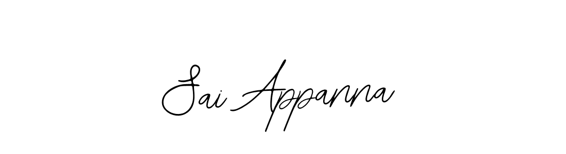 Create a beautiful signature design for name Sai Appanna. With this signature (Bearetta-2O07w) fonts, you can make a handwritten signature for free. Sai Appanna signature style 12 images and pictures png