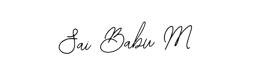 Similarly Bearetta-2O07w is the best handwritten signature design. Signature creator online .You can use it as an online autograph creator for name Sai Babu M. Sai Babu M signature style 12 images and pictures png