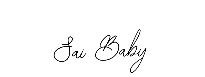 How to make Sai Baby name signature. Use Bearetta-2O07w style for creating short signs online. This is the latest handwritten sign. Sai Baby signature style 12 images and pictures png