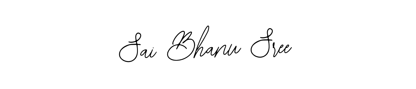 Also we have Sai Bhanu Sree name is the best signature style. Create professional handwritten signature collection using Bearetta-2O07w autograph style. Sai Bhanu Sree signature style 12 images and pictures png