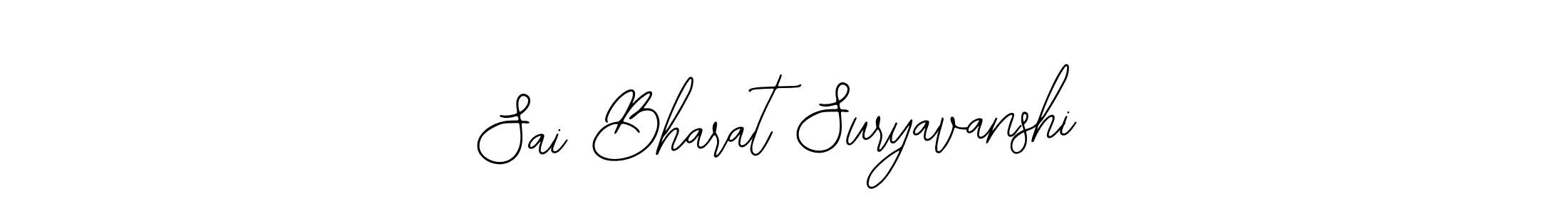 This is the best signature style for the Sai Bharat Suryavanshi name. Also you like these signature font (Bearetta-2O07w). Mix name signature. Sai Bharat Suryavanshi signature style 12 images and pictures png