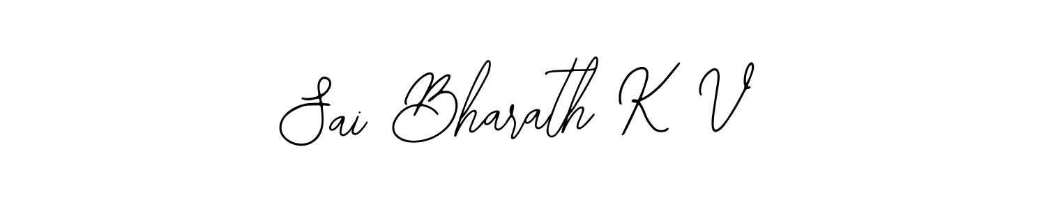 Make a short Sai Bharath K V signature style. Manage your documents anywhere anytime using Bearetta-2O07w. Create and add eSignatures, submit forms, share and send files easily. Sai Bharath K V signature style 12 images and pictures png