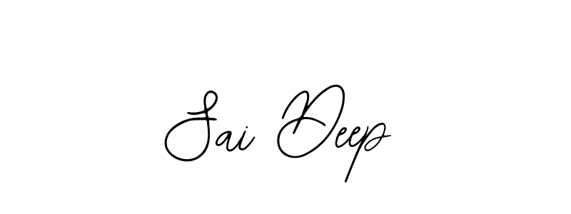 Use a signature maker to create a handwritten signature online. With this signature software, you can design (Bearetta-2O07w) your own signature for name Sai Deep. Sai Deep signature style 12 images and pictures png