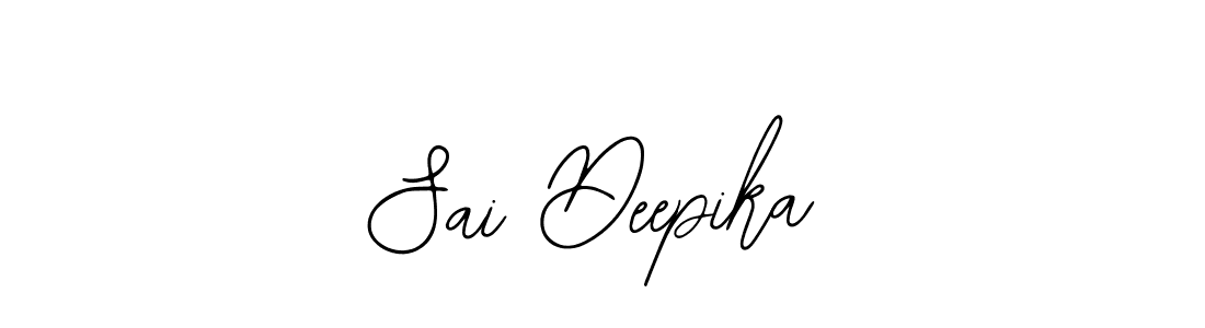 Also You can easily find your signature by using the search form. We will create Sai Deepika name handwritten signature images for you free of cost using Bearetta-2O07w sign style. Sai Deepika signature style 12 images and pictures png