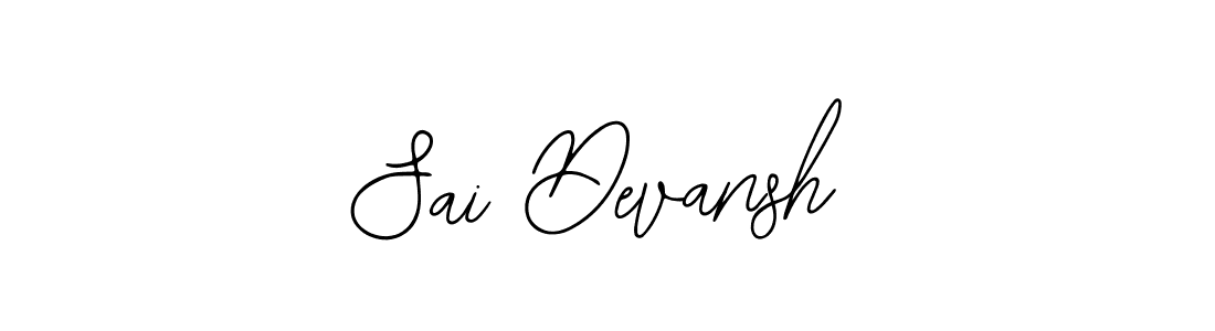 Create a beautiful signature design for name Sai Devansh. With this signature (Bearetta-2O07w) fonts, you can make a handwritten signature for free. Sai Devansh signature style 12 images and pictures png