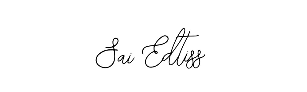 if you are searching for the best signature style for your name Sai Edtiss. so please give up your signature search. here we have designed multiple signature styles  using Bearetta-2O07w. Sai Edtiss signature style 12 images and pictures png