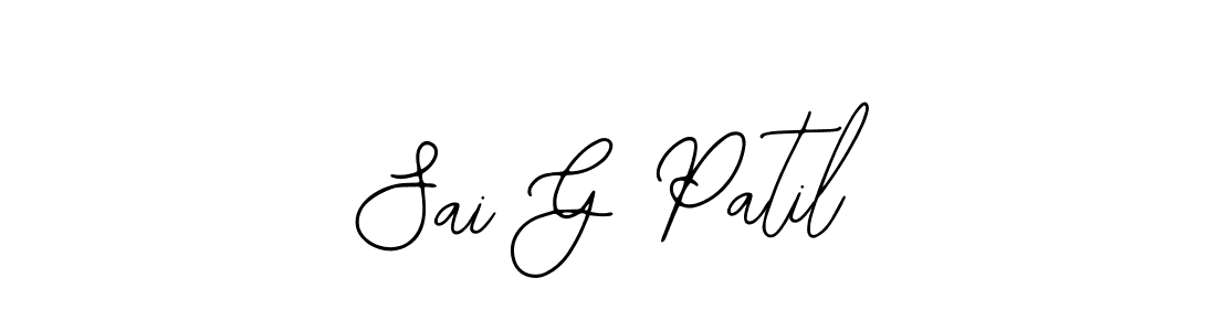 Best and Professional Signature Style for Sai G Patil. Bearetta-2O07w Best Signature Style Collection. Sai G Patil signature style 12 images and pictures png