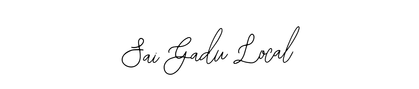 Make a beautiful signature design for name Sai Gadu Local. With this signature (Bearetta-2O07w) style, you can create a handwritten signature for free. Sai Gadu Local signature style 12 images and pictures png