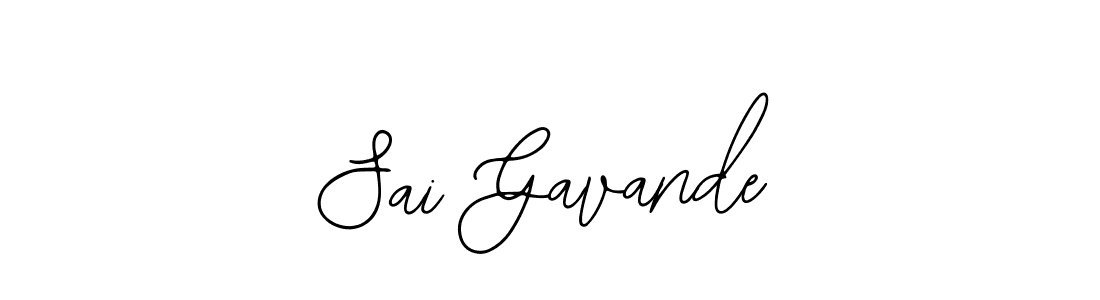 Sai Gavande stylish signature style. Best Handwritten Sign (Bearetta-2O07w) for my name. Handwritten Signature Collection Ideas for my name Sai Gavande. Sai Gavande signature style 12 images and pictures png