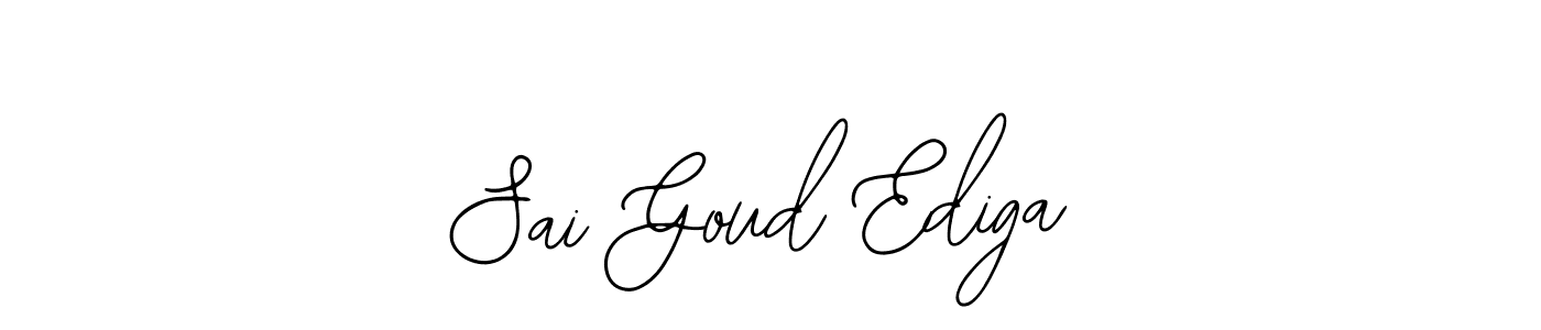 Sai Goud Ediga stylish signature style. Best Handwritten Sign (Bearetta-2O07w) for my name. Handwritten Signature Collection Ideas for my name Sai Goud Ediga. Sai Goud Ediga signature style 12 images and pictures png