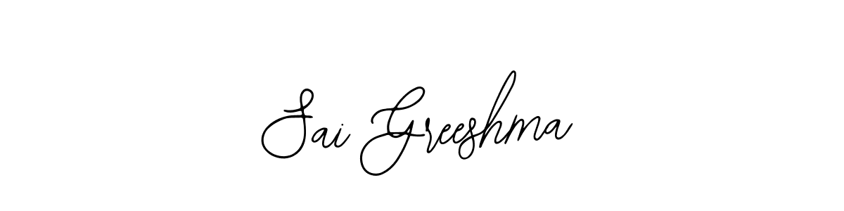 Once you've used our free online signature maker to create your best signature Bearetta-2O07w style, it's time to enjoy all of the benefits that Sai Greeshma name signing documents. Sai Greeshma signature style 12 images and pictures png