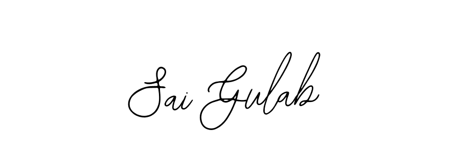 How to Draw Sai Gulab signature style? Bearetta-2O07w is a latest design signature styles for name Sai Gulab. Sai Gulab signature style 12 images and pictures png