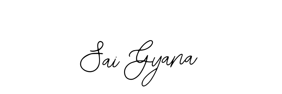 Make a beautiful signature design for name Sai Gyana. Use this online signature maker to create a handwritten signature for free. Sai Gyana signature style 12 images and pictures png