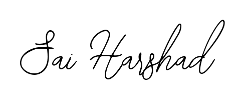 How to make Sai Harshad name signature. Use Bearetta-2O07w style for creating short signs online. This is the latest handwritten sign. Sai Harshad signature style 12 images and pictures png