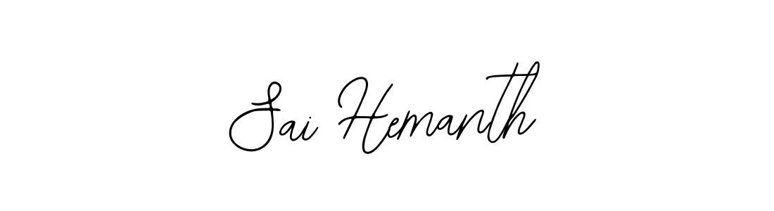 Sai Hemanth stylish signature style. Best Handwritten Sign (Bearetta-2O07w) for my name. Handwritten Signature Collection Ideas for my name Sai Hemanth. Sai Hemanth signature style 12 images and pictures png