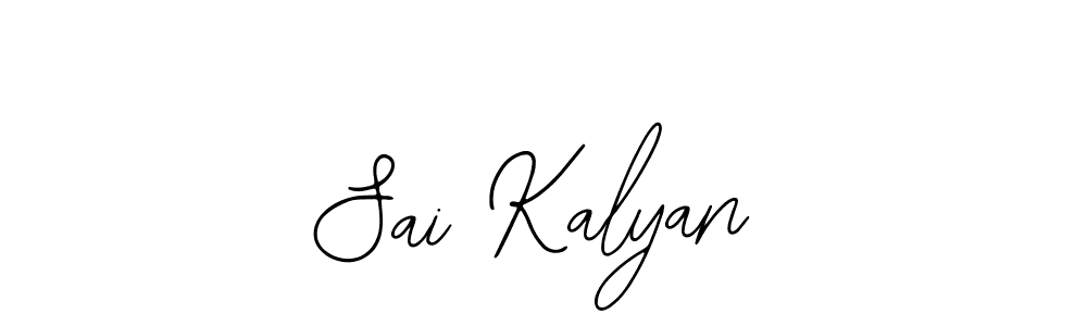 You should practise on your own different ways (Bearetta-2O07w) to write your name (Sai Kalyan) in signature. don't let someone else do it for you. Sai Kalyan signature style 12 images and pictures png