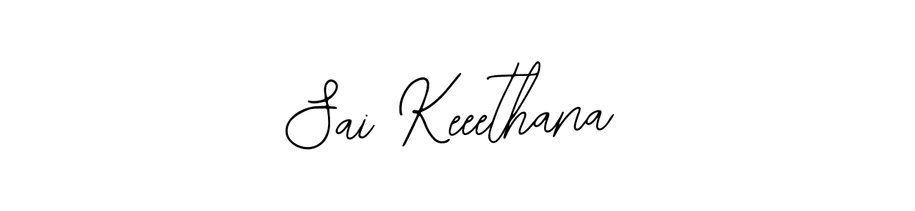 Use a signature maker to create a handwritten signature online. With this signature software, you can design (Bearetta-2O07w) your own signature for name Sai Keeethana. Sai Keeethana signature style 12 images and pictures png