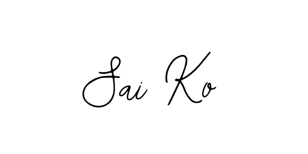 Make a beautiful signature design for name Sai Ko. With this signature (Bearetta-2O07w) style, you can create a handwritten signature for free. Sai Ko signature style 12 images and pictures png