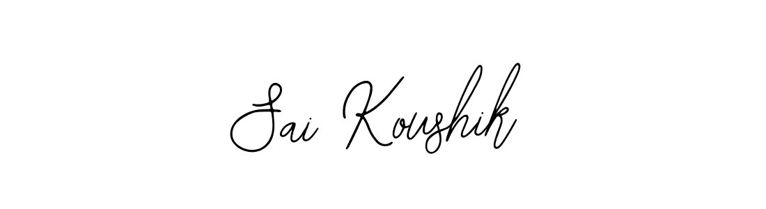 Sai Koushik stylish signature style. Best Handwritten Sign (Bearetta-2O07w) for my name. Handwritten Signature Collection Ideas for my name Sai Koushik. Sai Koushik signature style 12 images and pictures png