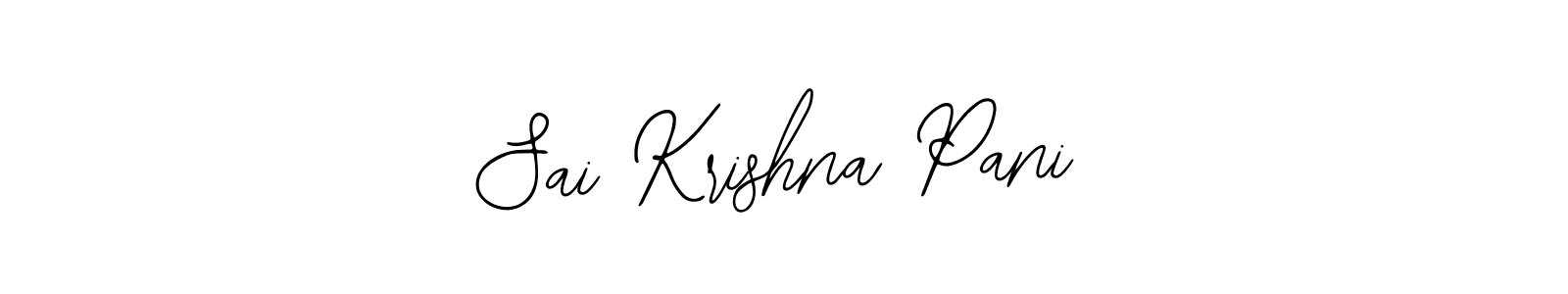 Similarly Bearetta-2O07w is the best handwritten signature design. Signature creator online .You can use it as an online autograph creator for name Sai Krishna Pani. Sai Krishna Pani signature style 12 images and pictures png