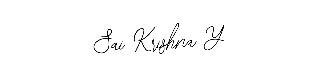 Make a short Sai Krishna Y signature style. Manage your documents anywhere anytime using Bearetta-2O07w. Create and add eSignatures, submit forms, share and send files easily. Sai Krishna Y signature style 12 images and pictures png