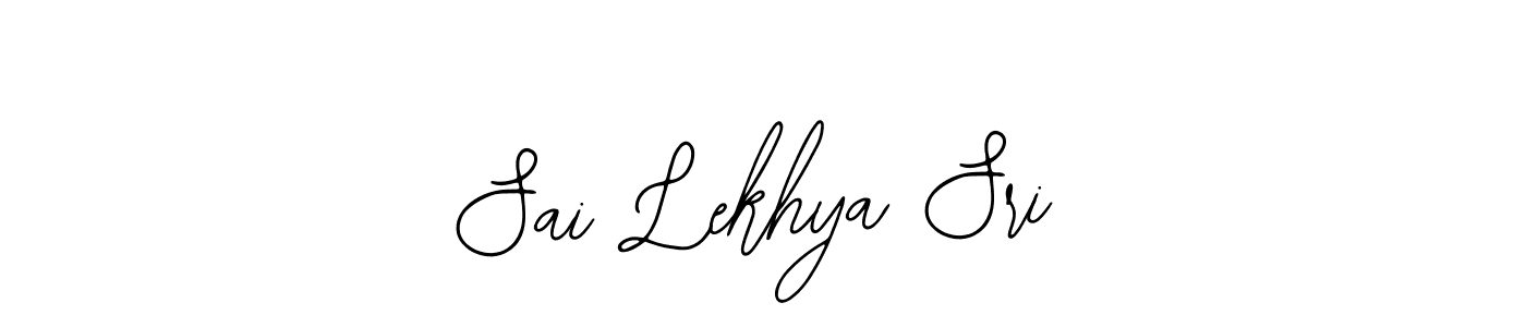 The best way (Bearetta-2O07w) to make a short signature is to pick only two or three words in your name. The name Sai Lekhya Sri include a total of six letters. For converting this name. Sai Lekhya Sri signature style 12 images and pictures png