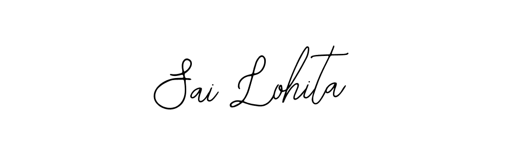 You should practise on your own different ways (Bearetta-2O07w) to write your name (Sai Lohita) in signature. don't let someone else do it for you. Sai Lohita signature style 12 images and pictures png