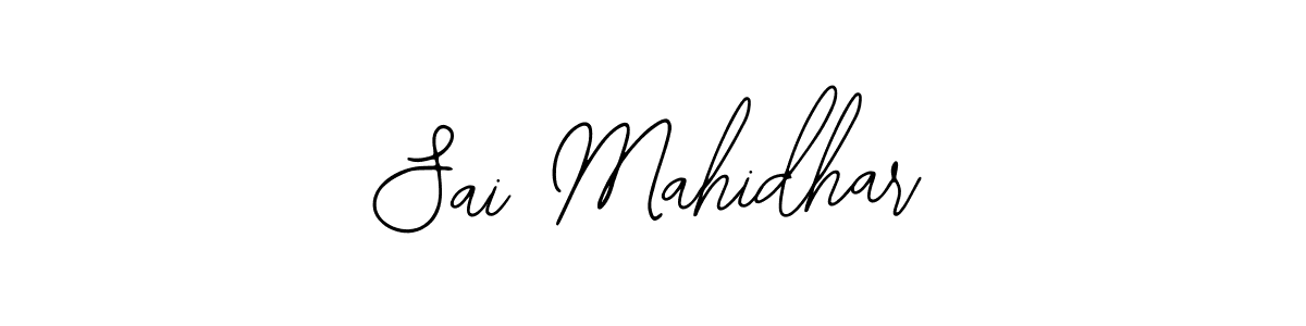 Also You can easily find your signature by using the search form. We will create Sai Mahidhar name handwritten signature images for you free of cost using Bearetta-2O07w sign style. Sai Mahidhar signature style 12 images and pictures png