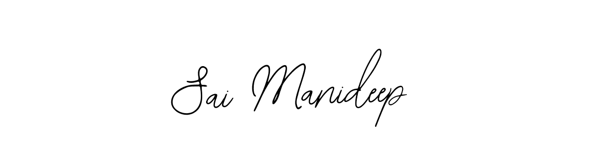 This is the best signature style for the Sai Manideep name. Also you like these signature font (Bearetta-2O07w). Mix name signature. Sai Manideep signature style 12 images and pictures png