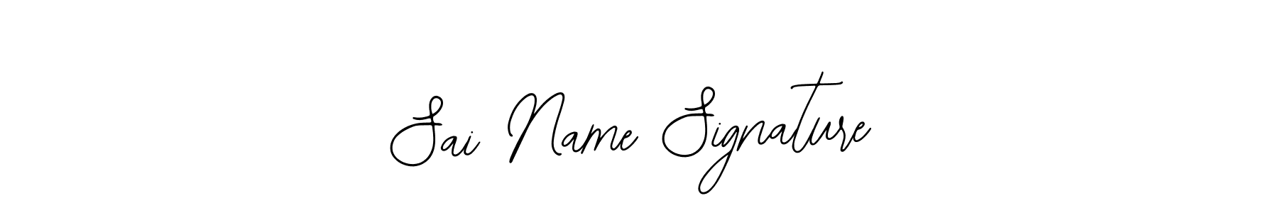 How to make Sai Name Signature signature? Bearetta-2O07w is a professional autograph style. Create handwritten signature for Sai Name Signature name. Sai Name Signature signature style 12 images and pictures png